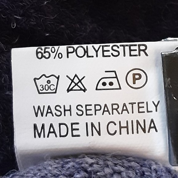 EZRA Designs Blue Floral V-neck Long-Sleeved Dress, Soft, Stretchy, Flowy Small - Picture 14 of 14